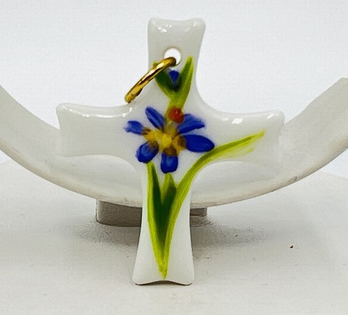 Sterling Silver Pistachio Sculpture By Michelangelo Pendant &GF Cross Necklace + - 第 8/12 張圖片