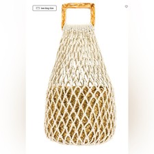 L*space -  Bondi Net Bucket Bag With Removable Straw Basket