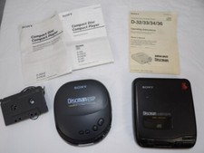 2 Sony Discman FOR PARTS , REPAIR Mega Bass D34, ESP D242CK 1 Sony walkman f2031