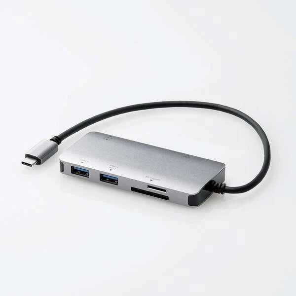 USB Type-C Hub Docking Station 6 in 1 100W PD Elecom DST-C12SV EC HDMI PD - Image 2 of 4