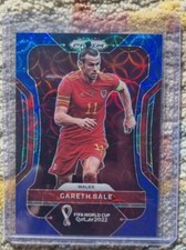 2022 Panini Prizm World Cup Qatar Gareth Bale Blue Choice /135