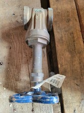 NIBCO 1 1/2" BRONZE RISING STEMMATA VALVE, NL0500C / T-111 - NEW Old Stock