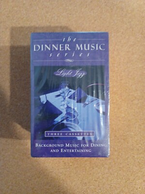 The Dinner Music Series / Light Jazz / Cassette Tape/ 3-cassette