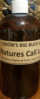 Buck Whitetail Nature's Call Lure 8 oz Trusted by Hunters Everywhere Since 1924!
