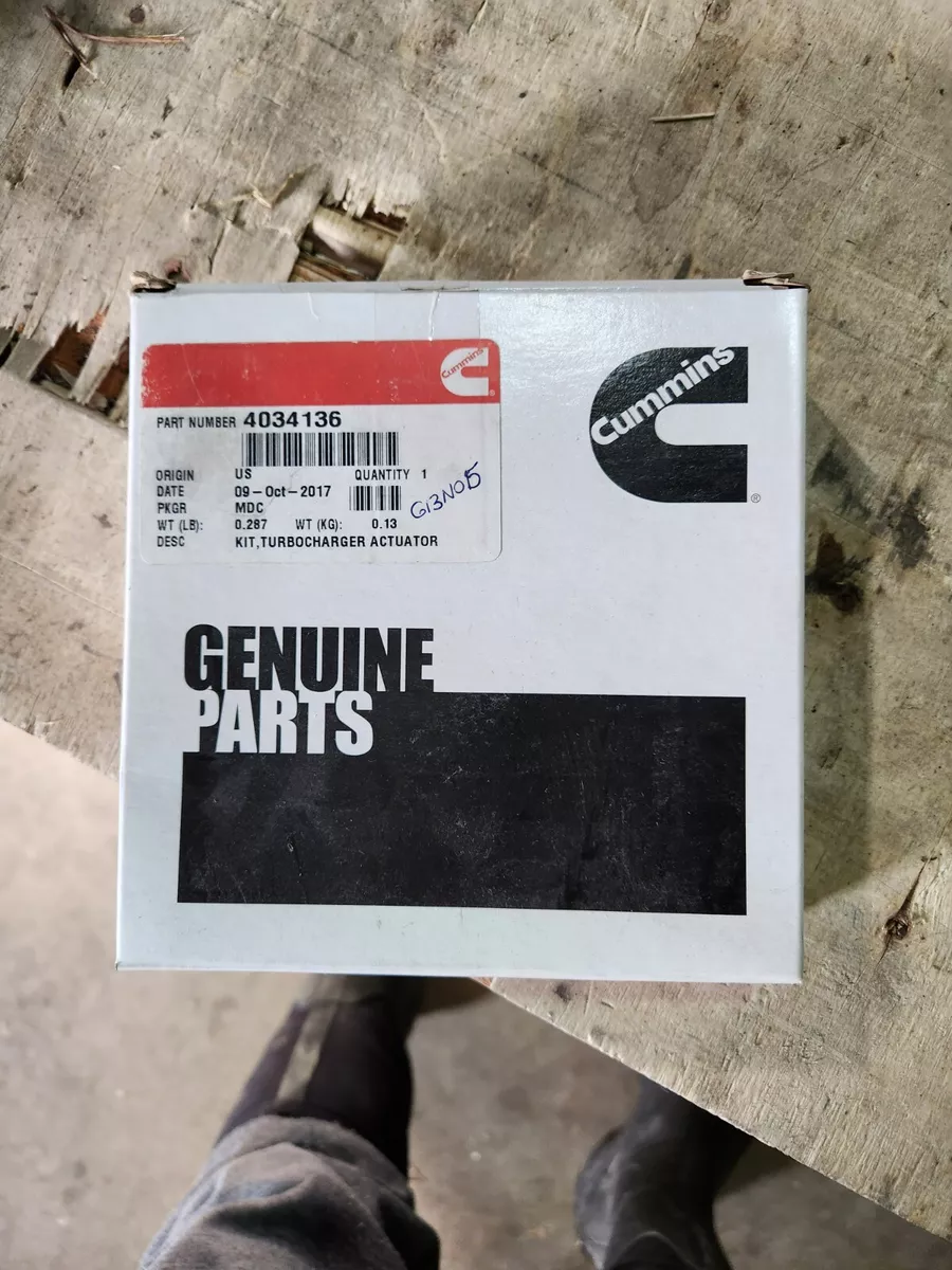 Cummins 4034136 Turbocharger Actuator Kit / 5550398 | eBay
