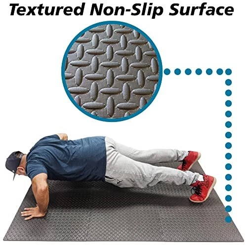 24 Square Feet 6 Interlocking Foam Tiles inch Thick Exercise