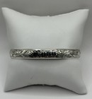 Sterling Silver Hawaiian Scroll Design “Ryan ” Bangle (24.3g)