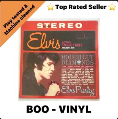 Elvis Presley Rough Cut Diamonds Alternate Studio Takes June-Sept 1970 12'' Vinyl
