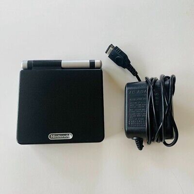 Game Boy Advance SP System Black and Silver w/Charger For Sale