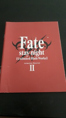 Artbook - Fate Stay Night Unlimited Blade Works 2 Anime Manga Sammlungsauflösung