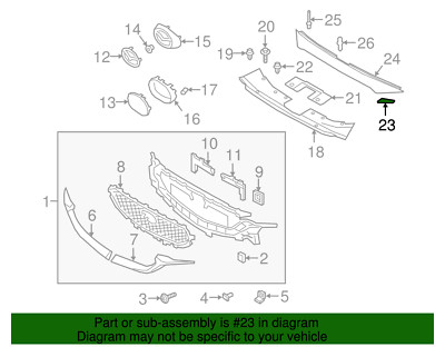 Mazda OEM 17-18 Cx-5 Front Bumper Grille Grill-cover Right