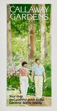 1984 Callaway Gardens Pine Mountain GA Walking Guide Vintage Travel Brochure