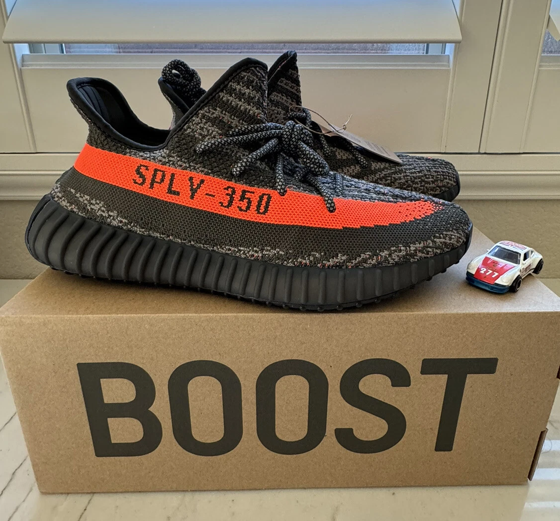 DS ADIDAS YEEZY Boost 350 V2 béluga carbone HQ7045 streetwear suprême taille 9,5