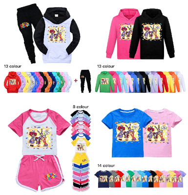 Amazing Digital Circus Pomni T-Shirt Hoodie Jogger Hosen Trainingsanzug Tops
