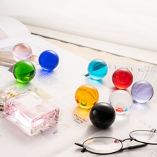 Rainbow Crystal Glass Ball Healing Sphere Paperweight Wedding Decor 40mm Gifts