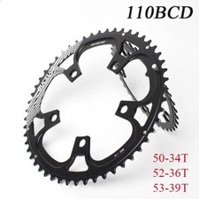 110 BCD Chainwheel Double Speed Road Bike Chainring 50/34T 52/36T 53/39T