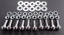 1938-1972 Chevrolet Gmc Pick-up Truck Chrome Bumper Bolts Set Free Shipping