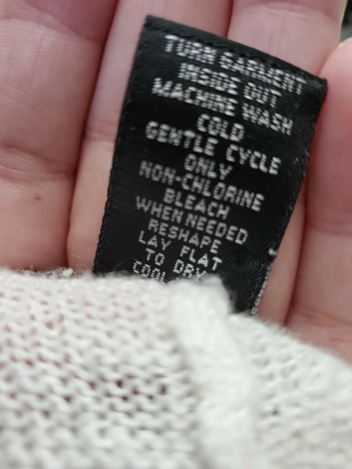 Cárdigan suéter camisa top blusa Lane Bryant para mujer talla 14W/16W lino blanco Foto 3 de 4