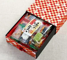 Japanese Sweets Kyoto rice cracker with Kyoto box A gathering of flavors 10412