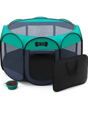 Pet Playpen Foldable Portable Dog/Cat/Puppy Kennel for Small Medium Large 