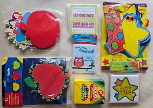 Teacher, School, Bulletin Accents, Award Certificates, Crayola New and Used Lot