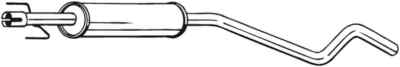 BOSAL 284-747 MITTELSCHALLDÄMPFER FÜR OPEL VAUXHALL