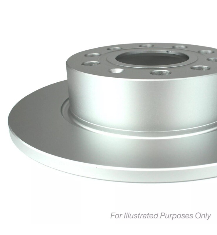 2x Allied Nippon Rear Brake Discs Pair Solid 249mm AND8502 Peugeot/Citroen New