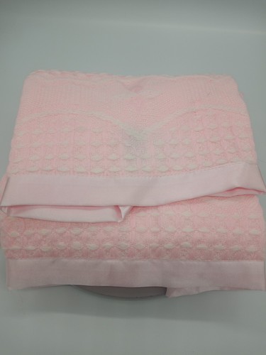 Coperta coniglietto Okie Dokie 2012 lavorata a maglia bordo raso rosa grazie cielo per bambine - Foto 2 di 5