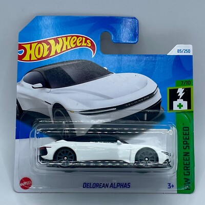 HOT WHEELS DELOREAN ALPHAS 85/250 HW GREEN SPEED 7/10 HTB84