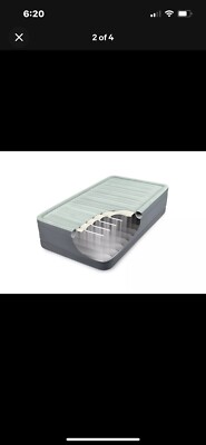 Brand New Intex 64411EP Elevated Air Bed, Size Twin - Gray