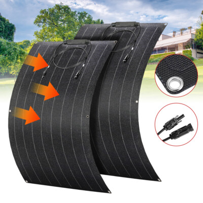 600W 300W Flexible Solar Panel Mono 12V Portable for Camping Home RV ...