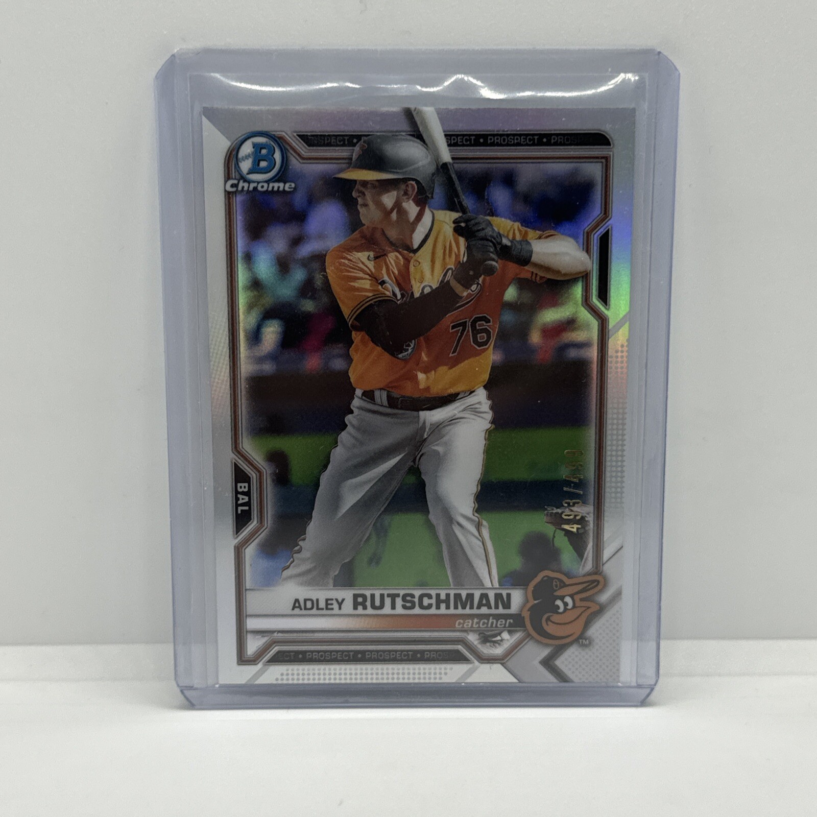2021 Bowman Chrome Adley Rutschman Prospects Refractor /499 #BCP-241 Orioles