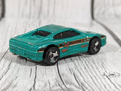 Vintage 1995 Hot Wheels Diecast 1/64 Green Ferrari 355 Straight