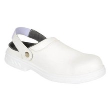 Image of Portwest Steelite SB AE WRU Clean Area Safety Clogs White Size 10.5