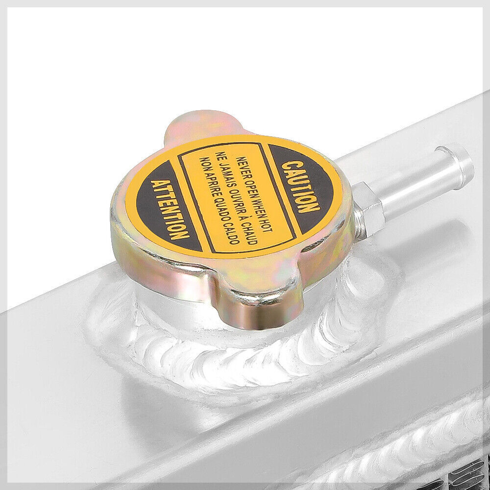 FILA Radiatore alluminio 3 file per Nissan 240SX S13 Ka Ka24De 1990 91 MT dal 1989 al 1994