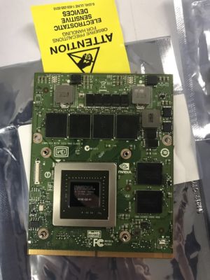 Nvidia Quadro K3100M 4GB DDR5 MXM B For Zbook 17 8760W 8770W M6700 M6800