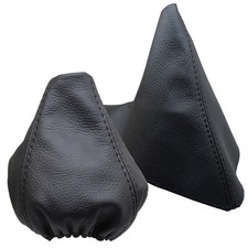 Schwarz Faden Schaltsack und Handbremsmanschett Für BMW X1 E84 (2009-2015)