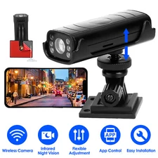 Wireless Backup Hitch Camera with Stickers Night Vision for RV Camper Truck Cars