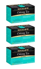 Lot 3 NIB 60 Bag Bigelow Classic Oolong Tea Brew Smooth Mellow Xmas Gif FreeShip