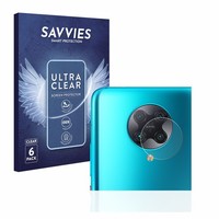 6X Schutzfolie FüR Xiaomi Poco F2 Pro (Nur Kameraschutz) Display Schutz Folie