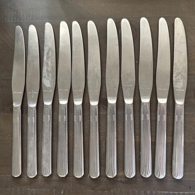 World Brand Tableware WOF25 Stainless Steel Dinner/Butter Knives Lot 11