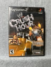 WWE Crush Hour (Sony PlayStation 2, 2003) PS2 Black Label Wrestling