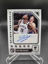 DAY'RON SHARPE 2023-24 Donruss Optic Signature Series #SS-DSP Brooklyn Nets