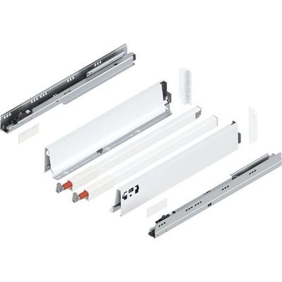 Blum Tandembox antaro C-Reling | 1 Paar, 65kg 450mm | Vollauszug, seidenweiß