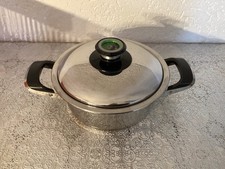 AMC Topf  Visiotherm 20 cm, 2,3 L +Deckel Temperatur Edelstahl Kochgeschirr 🥦🌽