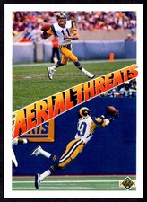 1991 Upper Deck Jim Everett/Henry Ellard Los Angeles Rams #30