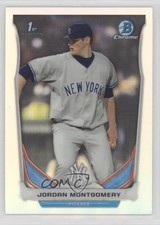 2014 Bowman Draft Chrome Refractor Jordan Montgomery #CDP114 01v6
