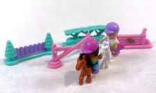 Polly Pocket Pony Jumpin Fun Mini Playset Complete Bluebird 1995 90s