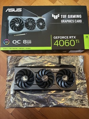ASUS TUF Gaming GeForce RTX 4060 Ti OC 8GB GDDR6 Grafikkarte