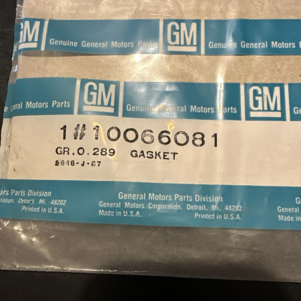 Nueva junta de culata de motor Chevy GM 10066081 OEM compatible con Firebird 1977-92 Foto 3 de 4